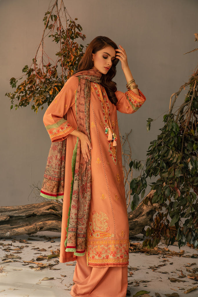 Sobia Nazir Embroidered Karandi Unstitched 3Pc Suit AW23-2B