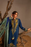 Sobia Nazir Embroidered Cross Slub Unstitched 3Pc Suit AW23-4A