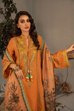 Sobia Nazir Embroidered Cross Slub Unstitched 3Pc Suit AW23-4B