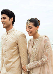Dastangoi by Afrozeh Embroidered Organza Unstitched 3Pc Suit AWE-05 Shahnoor