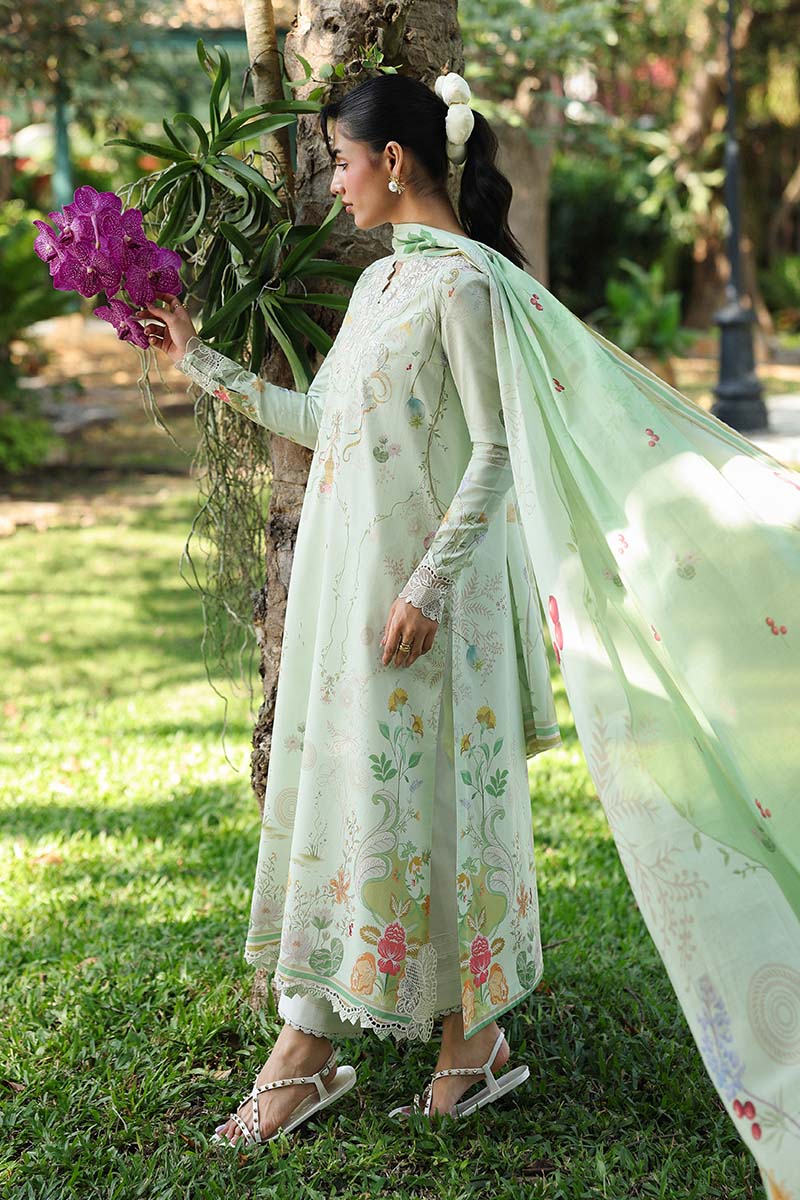 Qalamkar QPrints Embroidered Lawn Unstitched 3Pc Suit AX-01A NEVE