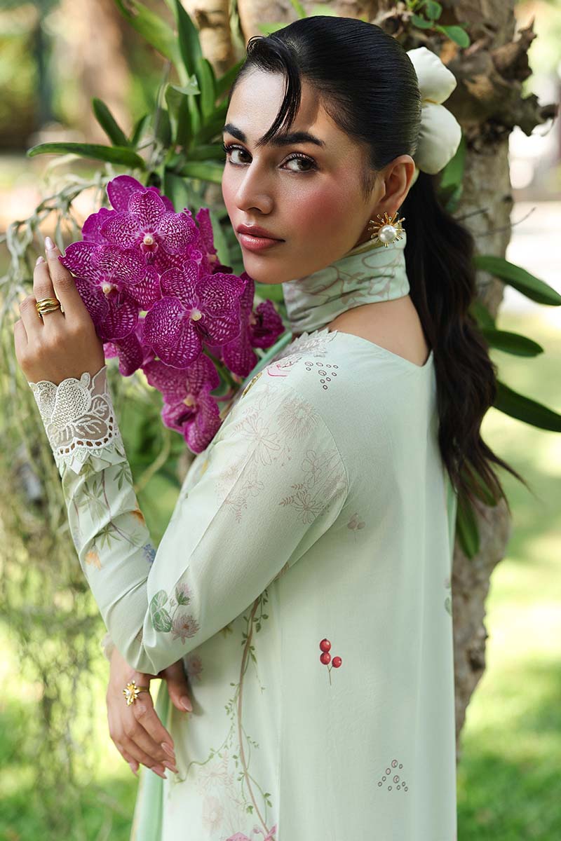 Qalamkar QPrints Embroidered Lawn Unstitched 3Pc Suit AX-01A NEVE