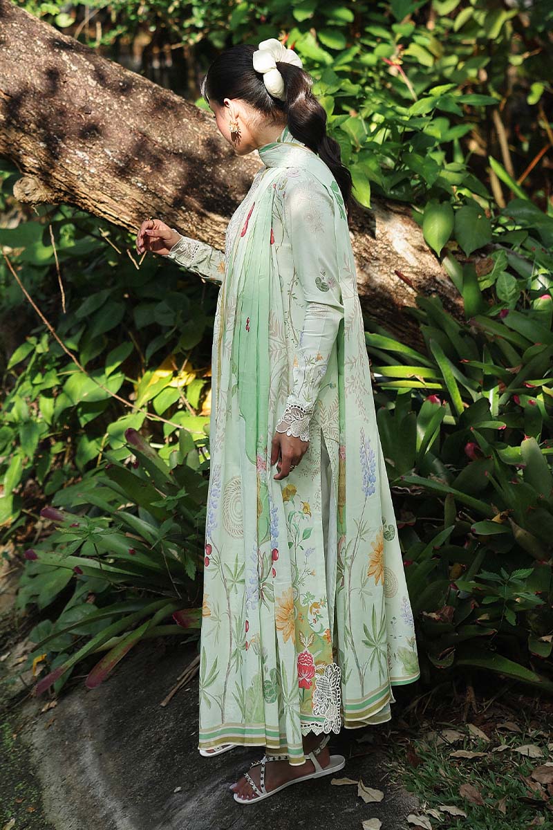 Qalamkar QPrints Embroidered Lawn Unstitched 3Pc Suit AX-01A NEVE