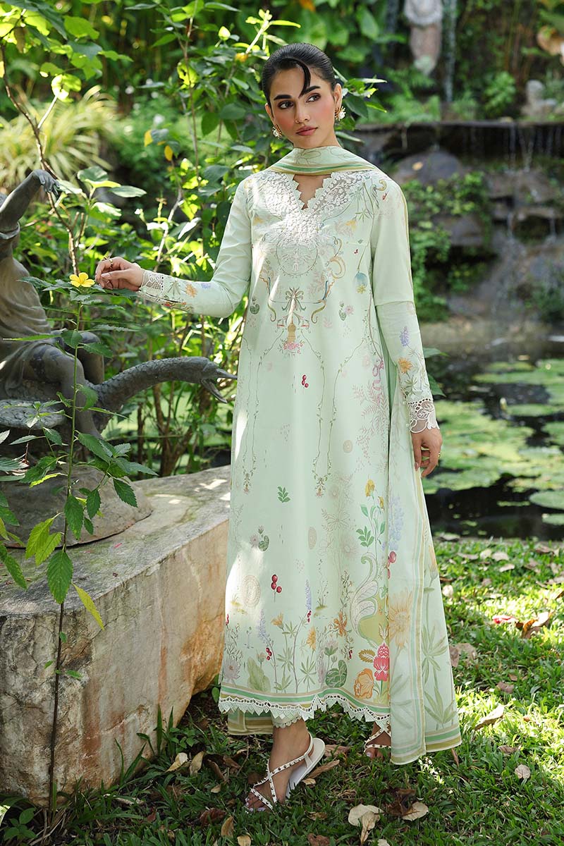 Qalamkar QPrints Embroidered Lawn Unstitched 3Pc Suit AX-01A NEVE
