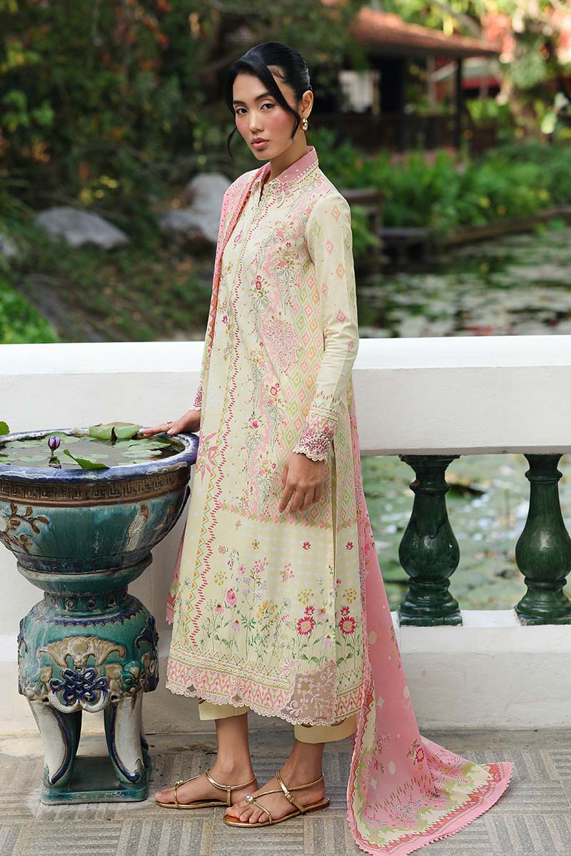 Qalamkar QPrints Embroidered Lawn Unstitched 3Pc Suit AX-03A MAIRI
