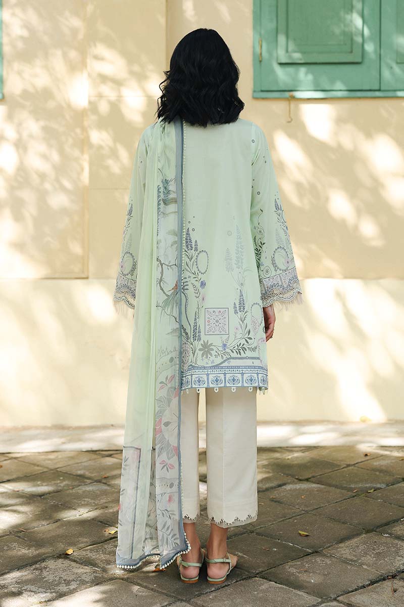 Qalamkar QPrints Embroidered Lawn Unstitched 3Pc Suit AX-04B ASHA