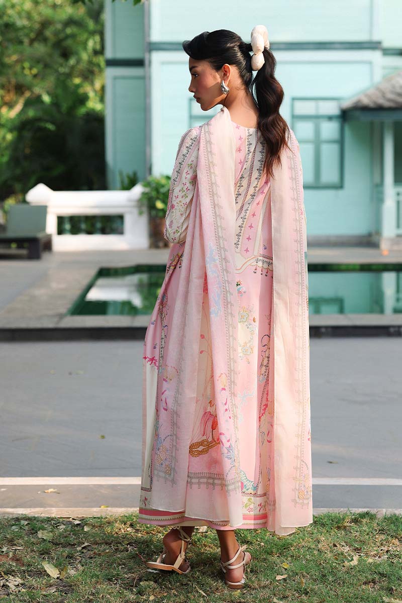 Qalamkar QPrints Embroidered Lawn Unstitched 3Pc Suit AX-06A ELARA