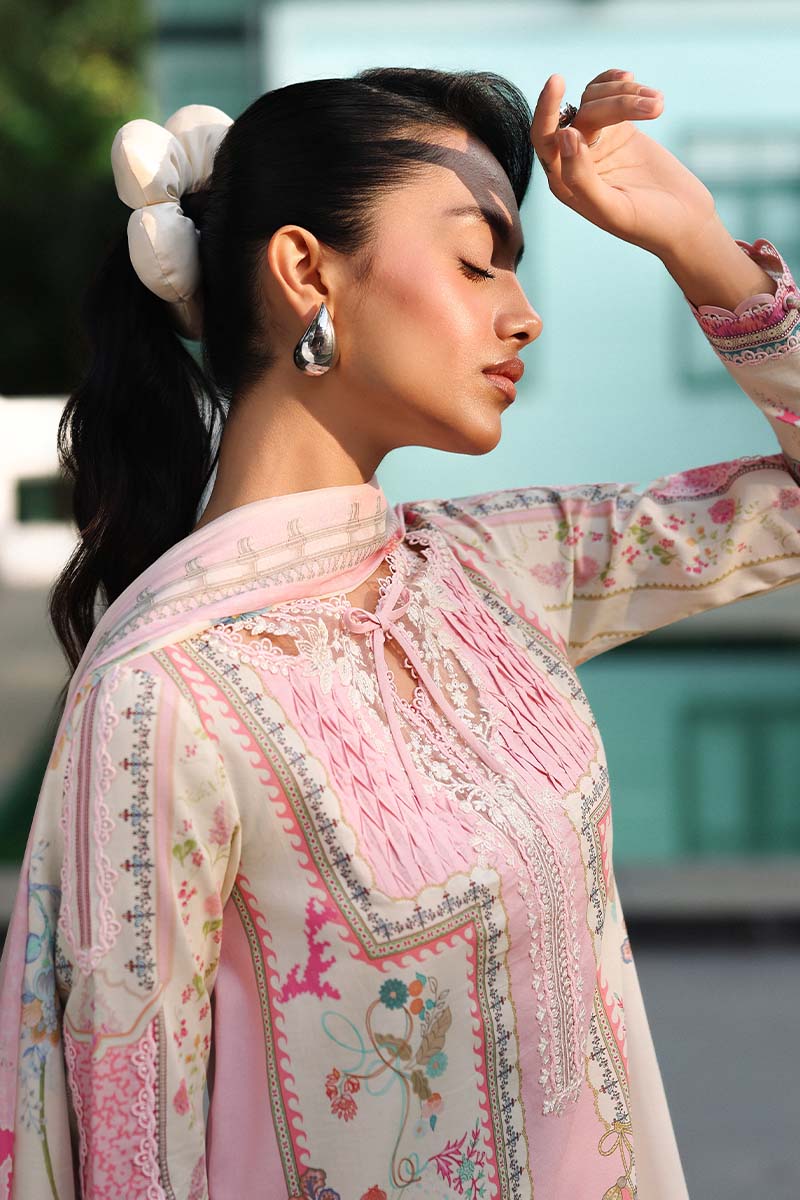 Qalamkar QPrints Embroidered Lawn Unstitched 3Pc Suit AX-06A ELARA