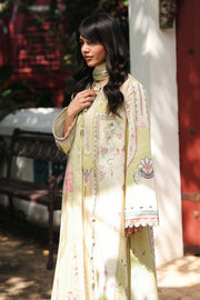 Qalamkar QPrints Embroidered Lawn Unstitched 3Pc Suit AX-06B VAILA