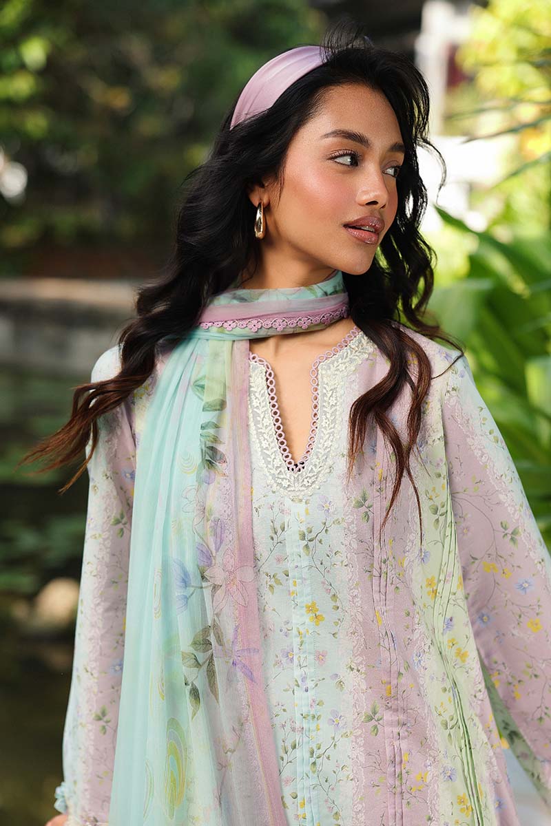 Qalamkar QPrints Embroidered Lawn Unstitched 3Pc Suit AX-07A XENIA