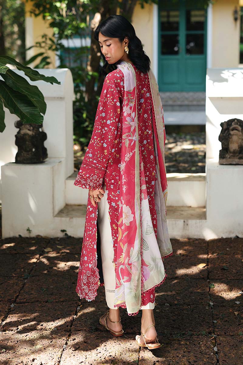 Qalamkar QPrints Embroidered Lawn Unstitched 3Pc Suit AX-07B LENA