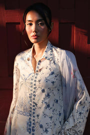 Qalamkar QPrints Embroidered Lawn Unstitched 3Pc Suit AX-08A AERIN