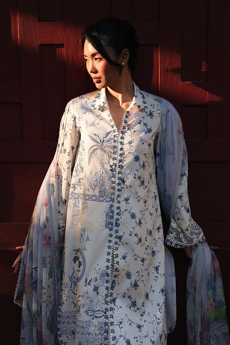 Qalamkar QPrints Embroidered Lawn Unstitched 3Pc Suit AX-08A AERIN