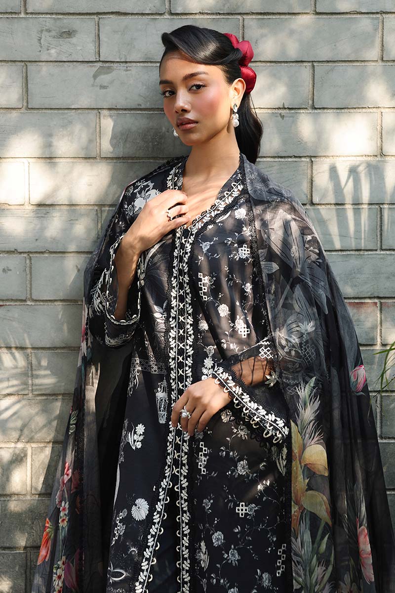 Qalamkar QPrints Embroidered Lawn Unstitched 3Pc Suit AX-08B EAVAN