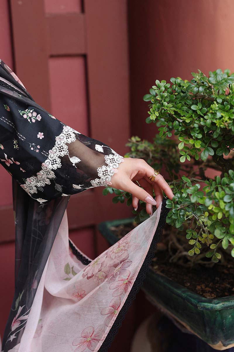 Qalamkar QPrints Embroidered Lawn Unstitched 3Pc Suit AX-09A FARAH