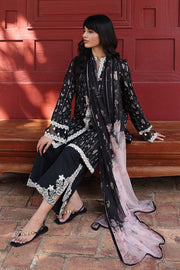 Qalamkar QPrints Embroidered Lawn Unstitched 3Pc Suit AX-09A FARAH