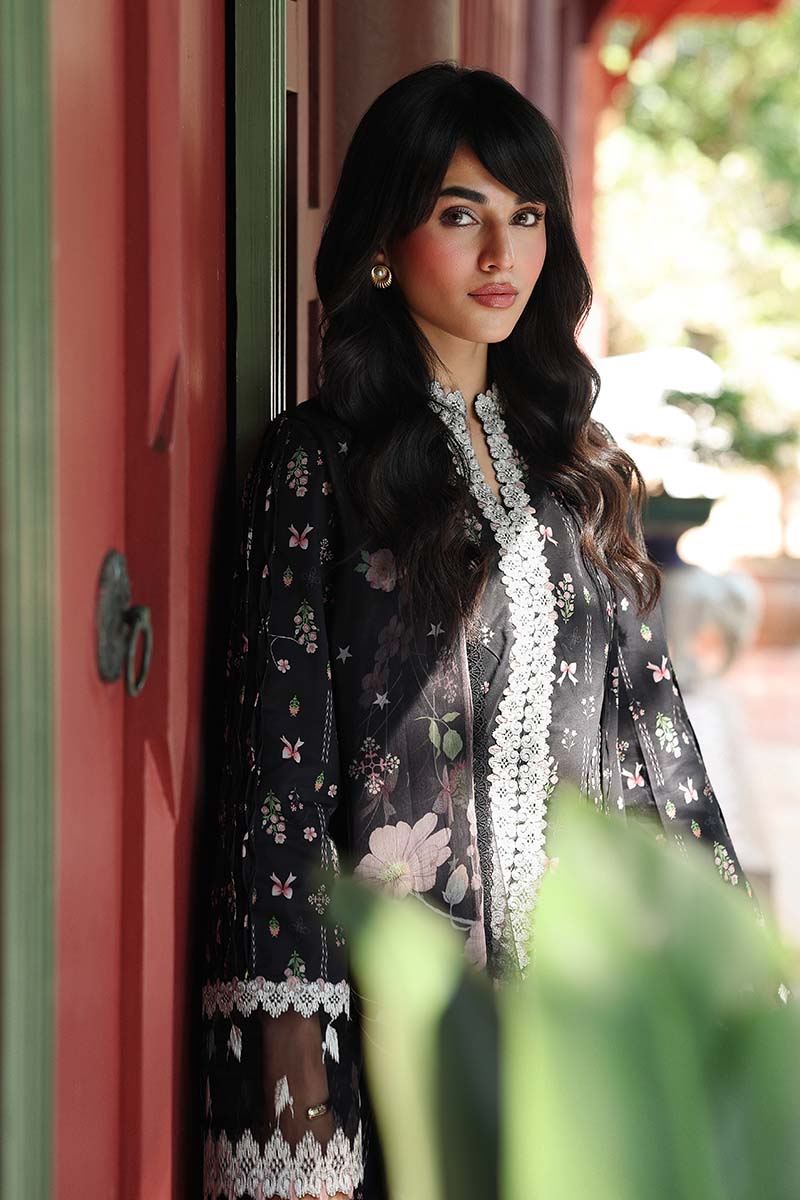 Qalamkar QPrints Embroidered Lawn Unstitched 3Pc Suit AX-09A FARAH