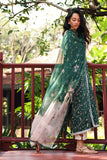 Qalamkar QPrints Embroidered Lawn Unstitched 3Pc Suit AX-09B GREER