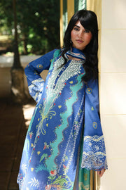 Qalamkar QPrints Embroidered Lawn Unstitched 3Pc Suit AX-10B VIONA