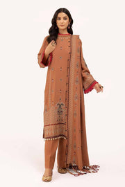 Gul Ahmed Winter Embroidered Karandi Unstitched 3Pc Suit AY-42005
