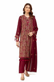 Gul Ahmed Winter Embroidered Karandi Unstitched 3Pc Suit AY-42006