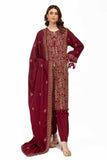 Gul Ahmed Winter Embroidered Karandi Unstitched 3Pc Suit AY-42006