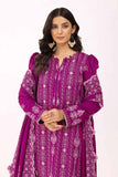 Gul Ahmed Winter Embroidered Karandi Unstitched 3Pc Suit AY-42009