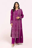 Gul Ahmed Winter Embroidered Karandi Unstitched 3Pc Suit AY-42009