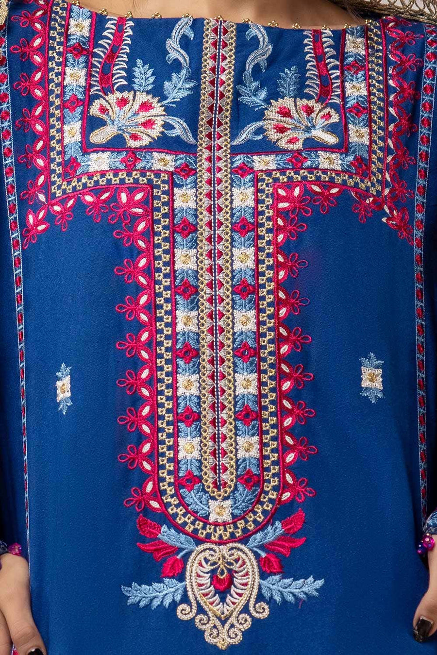 Gul Ahmed Winter Embroidered Karandi Unstitched 3Pc Suit AY-42010