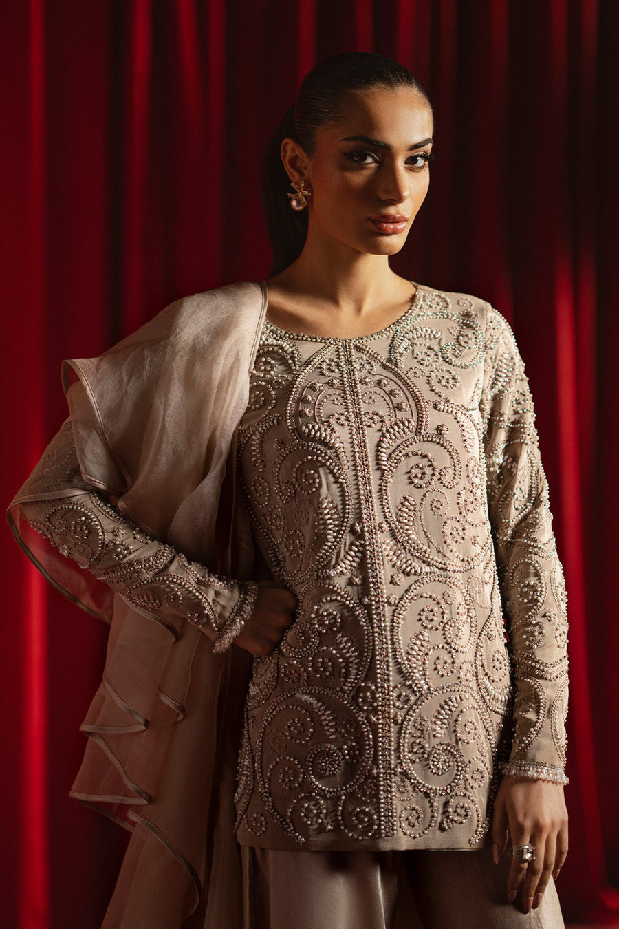 Zariya Siara Ready to Wear Georgette Chiffon 3Pc Suit ZB60177 AYLA