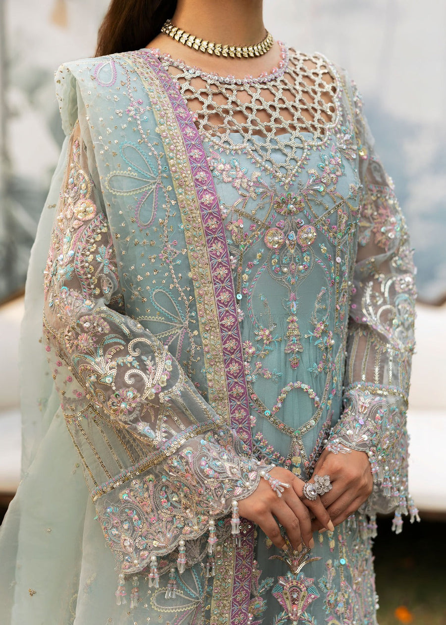 Maahi by Kanwal Malik Embroidered Organza Unstitched 3Pc Suit - AYZEL