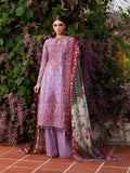 Hussain Rehar Eid Luxury Lawn Unstitched Embroidered 3Pc Suit - AYZEL