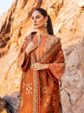 Zainab Chottani Embroidered Herringbone Unstitched 3Pc Suit D-06 Azal
