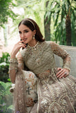 Alif by AJR Couture Embroidered Organza Unstitched 3Pc Suit - AZALEA