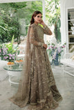 Alif by AJR Couture Embroidered Organza Unstitched 3Pc Suit - AZALEA