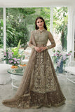 Alif by AJR Couture Embroidered Organza Unstitched 3Pc Suit - AZALEA