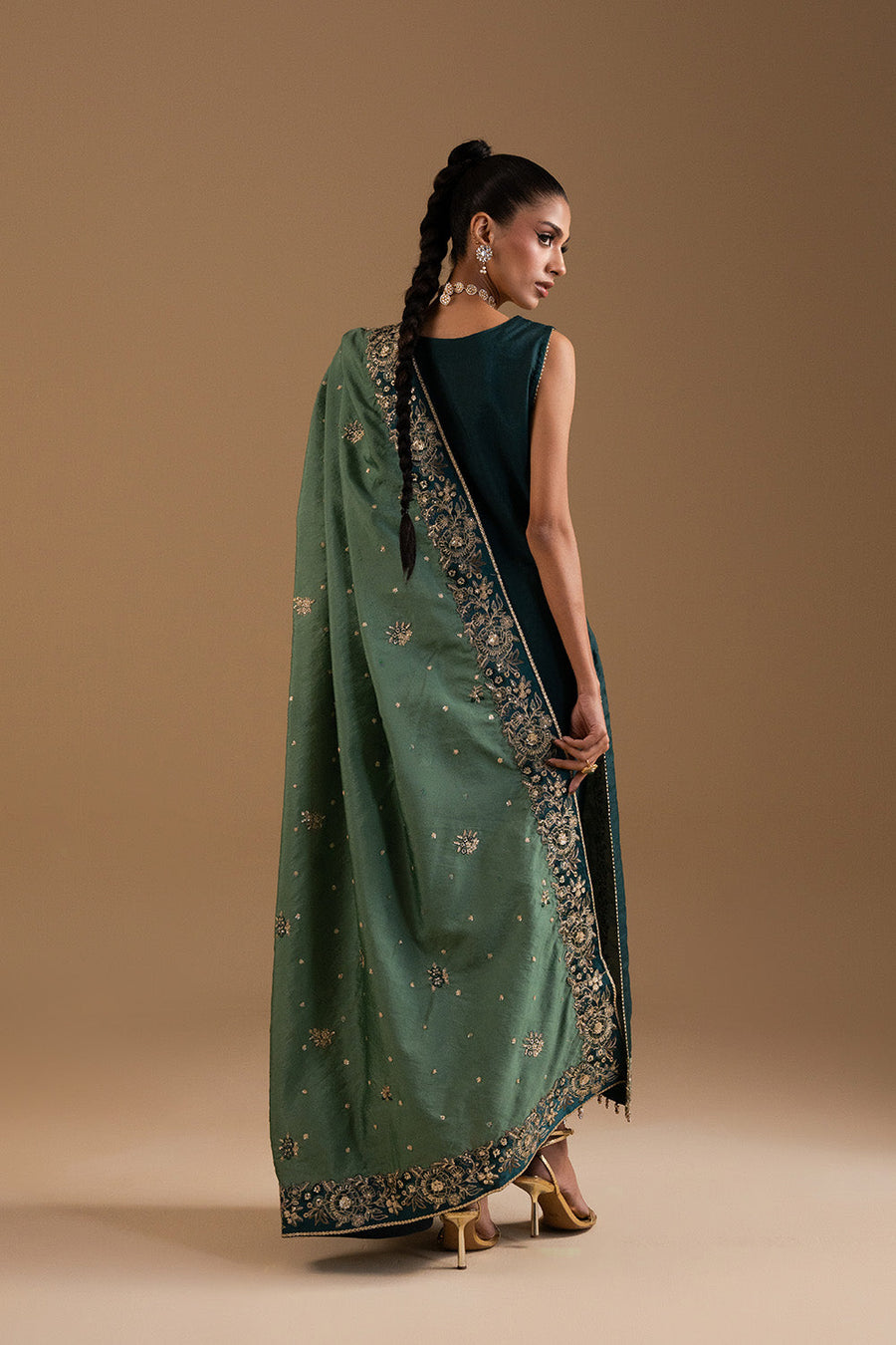 Zariya Afsanay Russian Silk Unstitched 3Pc Suit ZB50038 AZIN