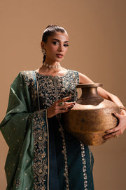 Zariya Afsanay Russian Silk Unstitched 3Pc Suit ZB50038 AZIN
