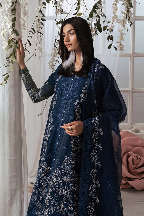 Eudora by Ayzel Embroidered Lawn Unstitched 3Pc Suit AZL-24-LUX-V1-04 ESTELLE