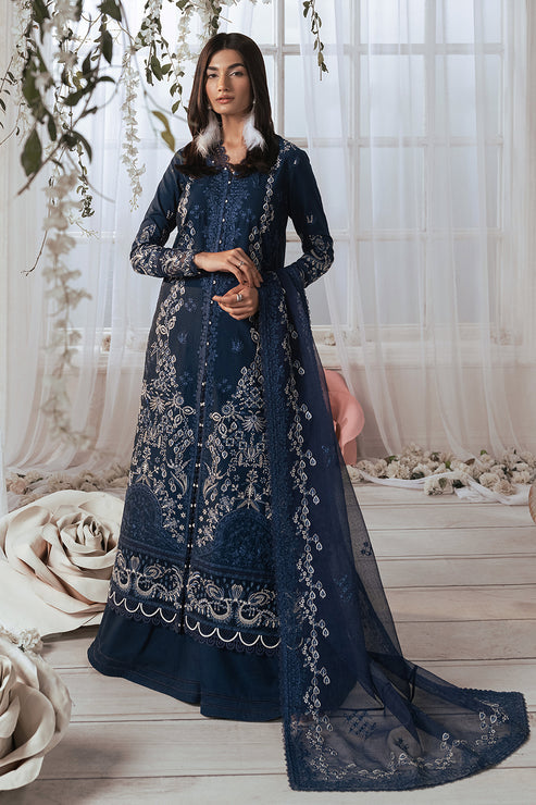 Eudora by Ayzel Embroidered Lawn Unstitched 3Pc Suit AZL-24-LUX-V1-04 ESTELLE