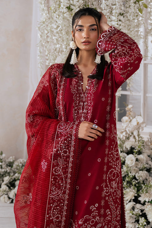 Eudora by Ayzel Embroidered Lawn Unstitched 3Pc Suit AZL-24-LUX-V1-07 AKIRA