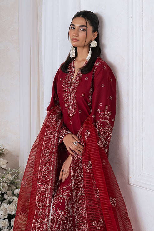 Eudora by Ayzel Embroidered Lawn Unstitched 3Pc Suit AZL-24-LUX-V1-07 AKIRA