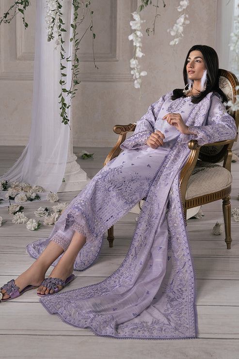 Eudora by Ayzel Embroidered Lawn Unstitched 3Pc Suit AZL-24-LUX-V1-08 BONITA