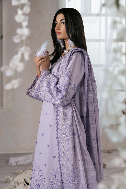 Eudora by Ayzel Embroidered Lawn Unstitched 3Pc Suit AZL-24-LUX-V1-08 BONITA