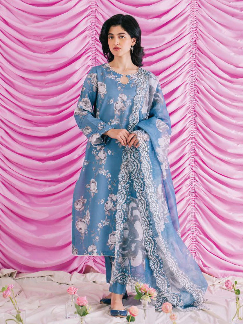 Rinnesa by Ayzel Embroidered Lawn Unstitched 3Pc Suit AZL-24-V3-13 POSY