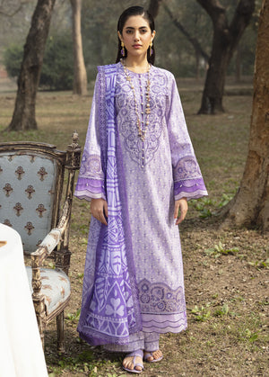 Ayzel Summer Dream Unstitched Lawn 3Pc Suit AZL-V1-07 Freesia