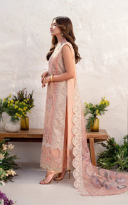 Asifa & Nabeel Azalia Embroidered Lawn Unstitched 3Pc Suit AZL25-01 Peony