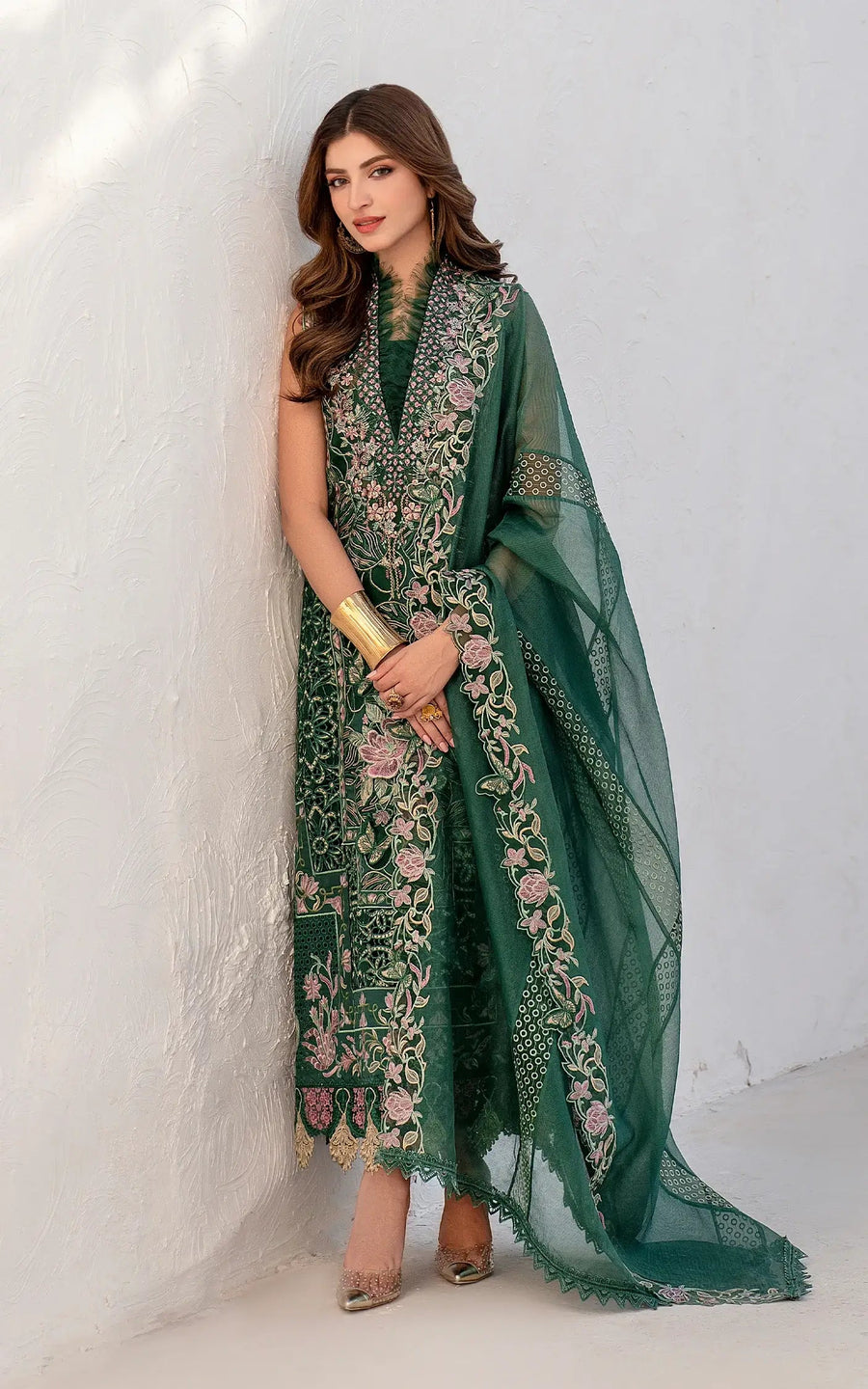 Asifa & Nabeel Azalia Embroidered Lawn Unstitched 3Pc Suit AZL25-06 Wild One