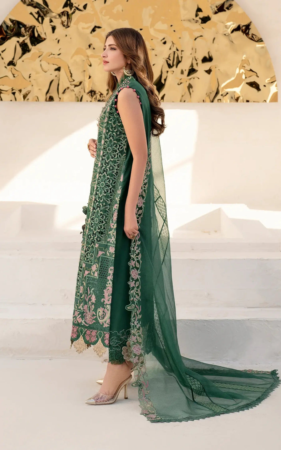 Asifa & Nabeel Azalia Embroidered Lawn Unstitched 3Pc Suit AZL25-06 Wild One