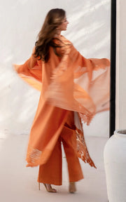 Asifa & Nabeel Azalia Embroidered Lawn Unstitched 3Pc Suit AZL25-07 Day Lily